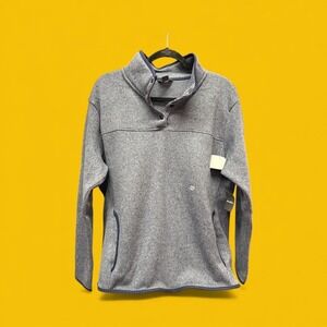 Eddie‎ Bauer Mens XL Radiator 2.0 LS Snap Fleece Pullover Atlantic Blue New